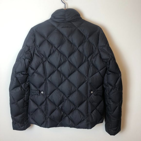 Eddie Bauer 700 Goose Down  Women M TALL Jacket Puffer - Picture 6 of 12